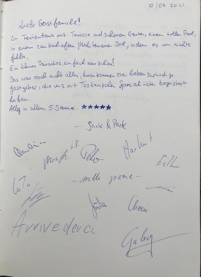 Villa Di Catarsena Bibbiena Eksteriør billede